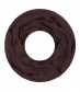 Loop Schal - einfarbig, braun