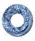 Schal, blau