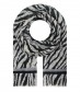 Schal, grau