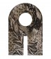 Schal, braun