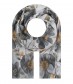 Schal, grau