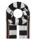 Schal, schwarz