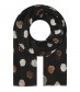 Schal, schwarz