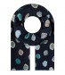 Schal, navy