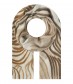 Schal, braun