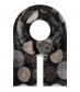Schal, schwarz