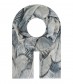 Schal, grau