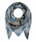 Schal, blau