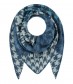 Schal, blau